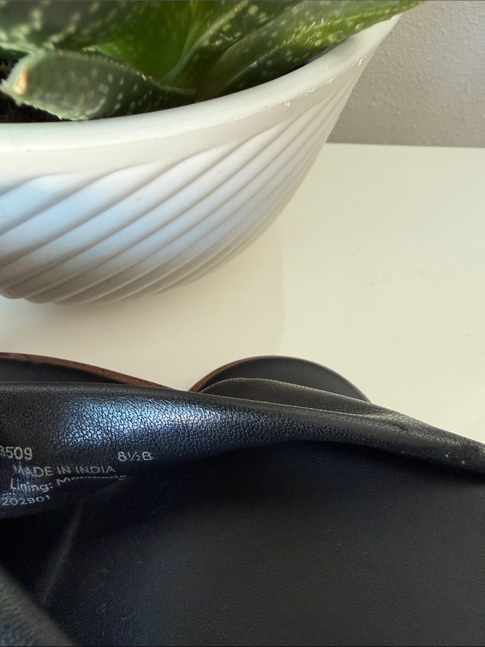 Cole Haan Women's Fiona Thong Sandal, Black Leather Size8.5 Excellent Condition - Picture 8 of 8